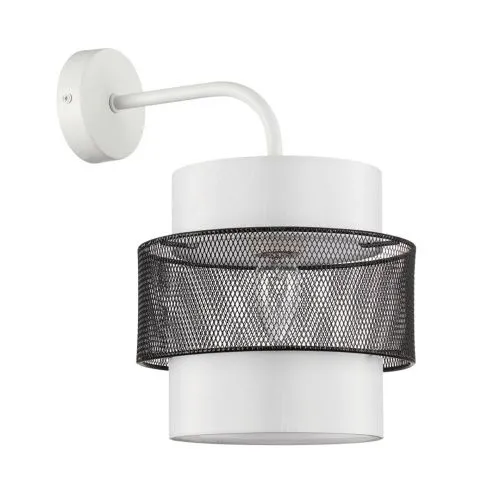 Бра LUMION  8002/1W ANIMAISA металл; текстиль/белый; черный 